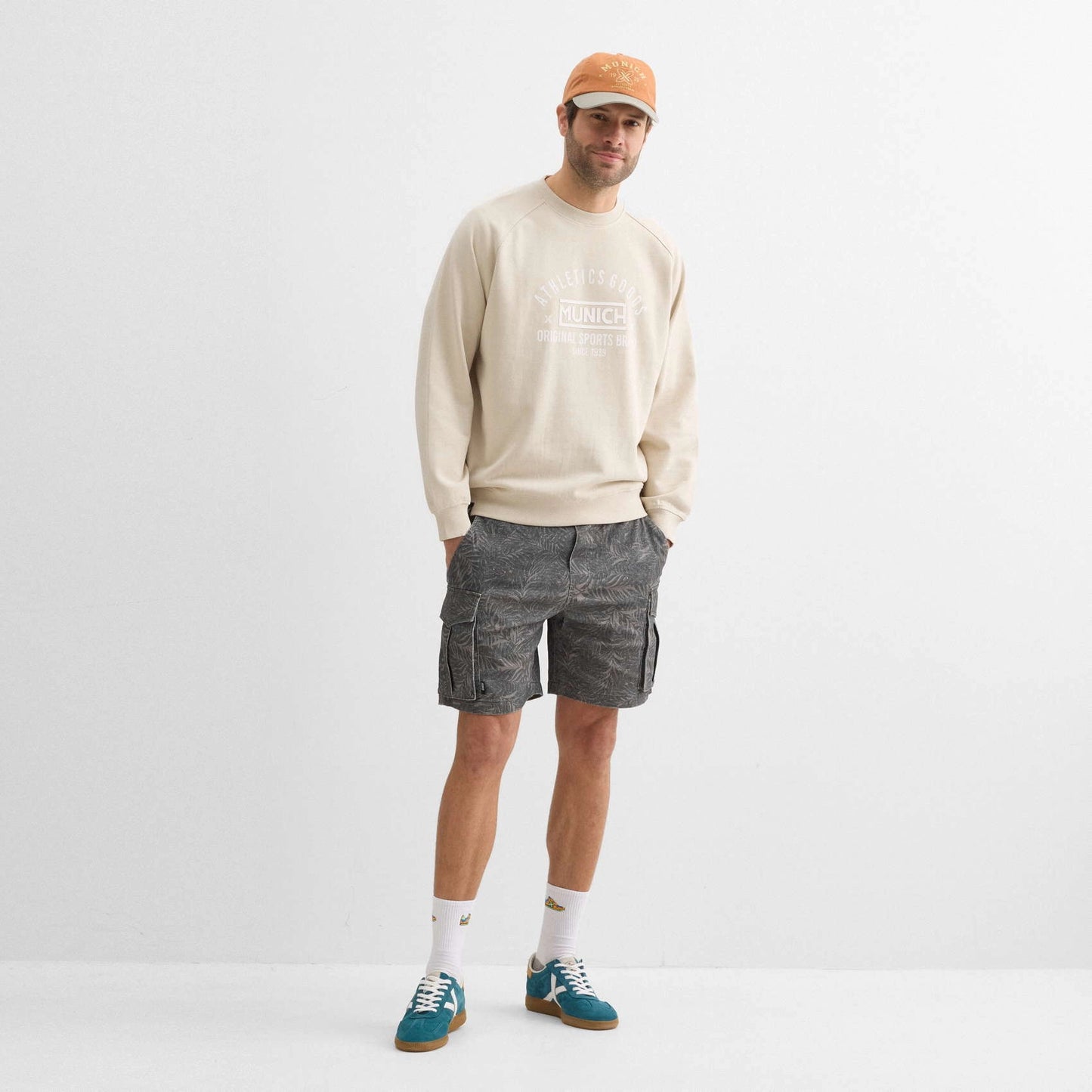 MUNICH | SWEATSHIRT | HOMME | SWEATSHIRT CREW LIFESTYLE C/SAND