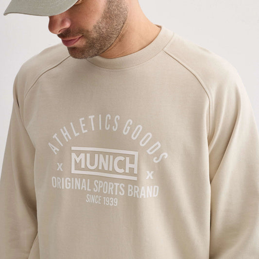 MUNICH | SWEATSHIRTS | MAN | SWEATSHIRT CREW LIFESTYLE C/SAND