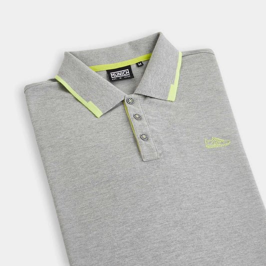 MUNICH | T-SHIRTS | HEREN | SLAM LIFESTYLE C/GRIJS POLO