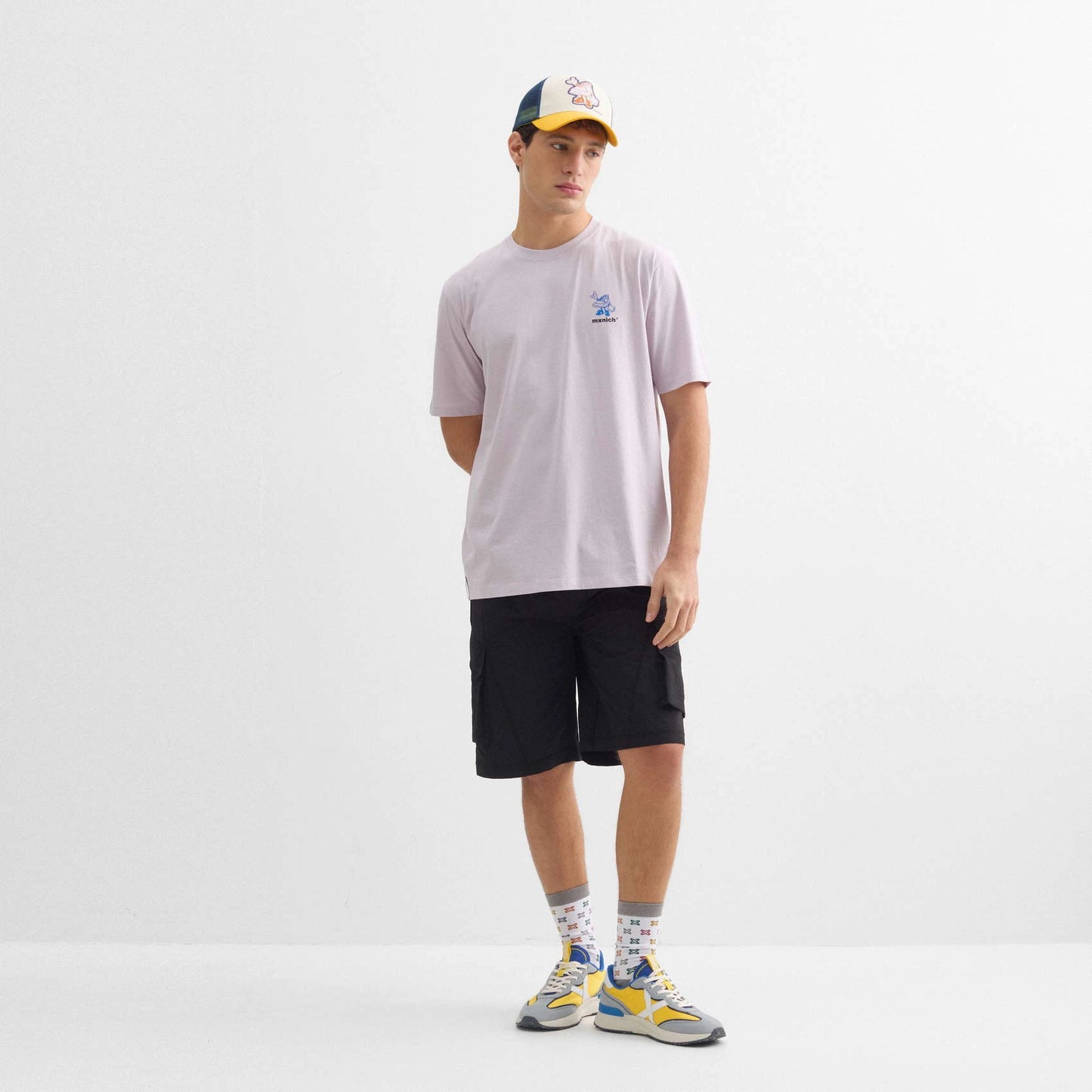 MUNICH | T-SHIRTS | HOMME | T-SHIRT OVERSIZE PIXEL STREETWEAR C/LILAS