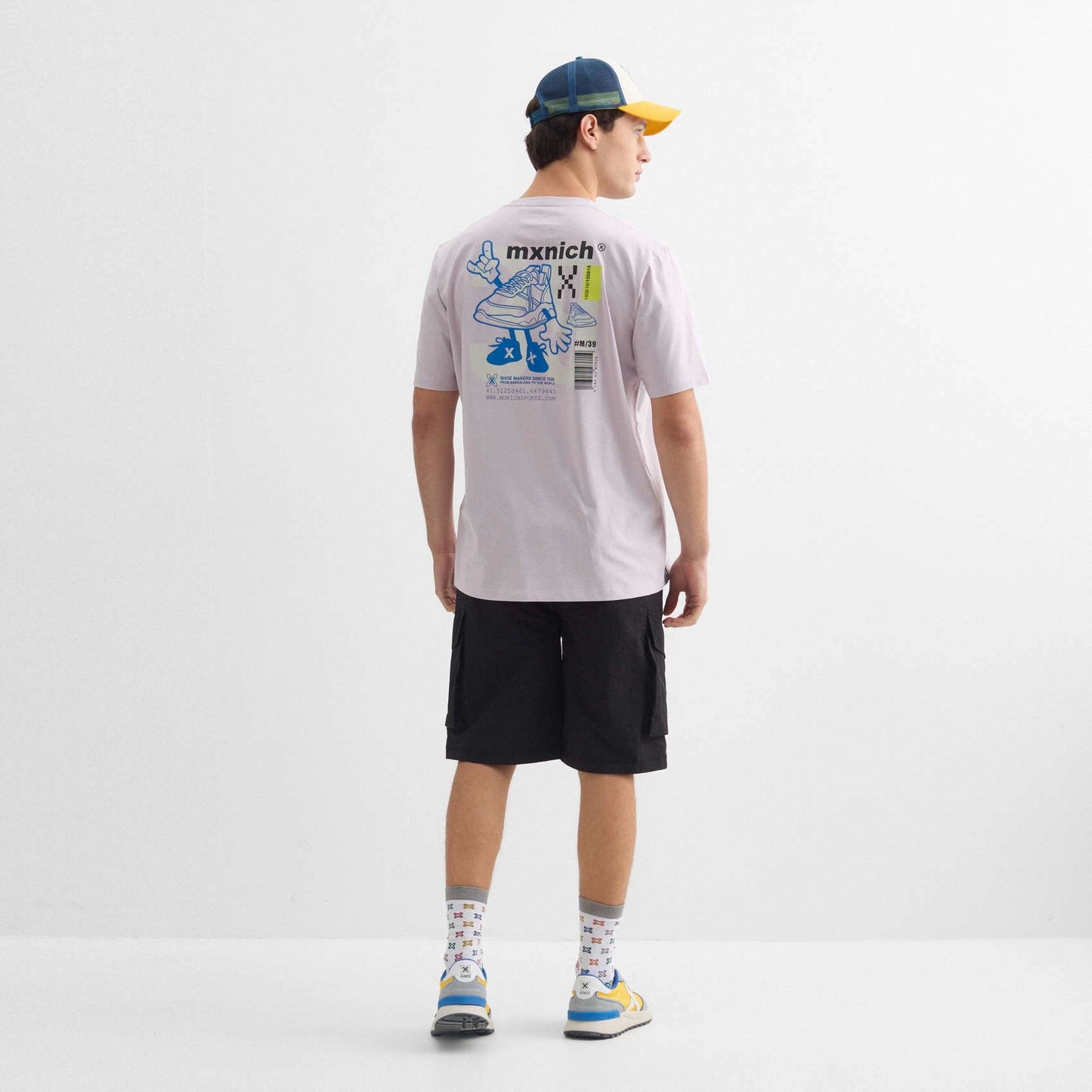 MUNICH | T-SHIRTS | HOMME | T-SHIRT OVERSIZE PIXEL STREETWEAR C/LILAS