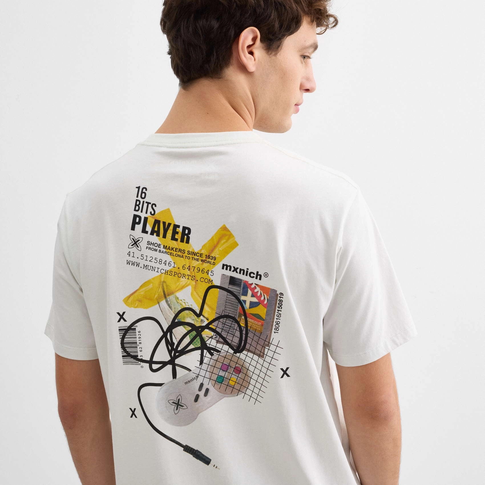 MUNICH CAMISETAS HOMBRE OVERSIZE T-SHIRT GAMER STREETWEAR C/OFF