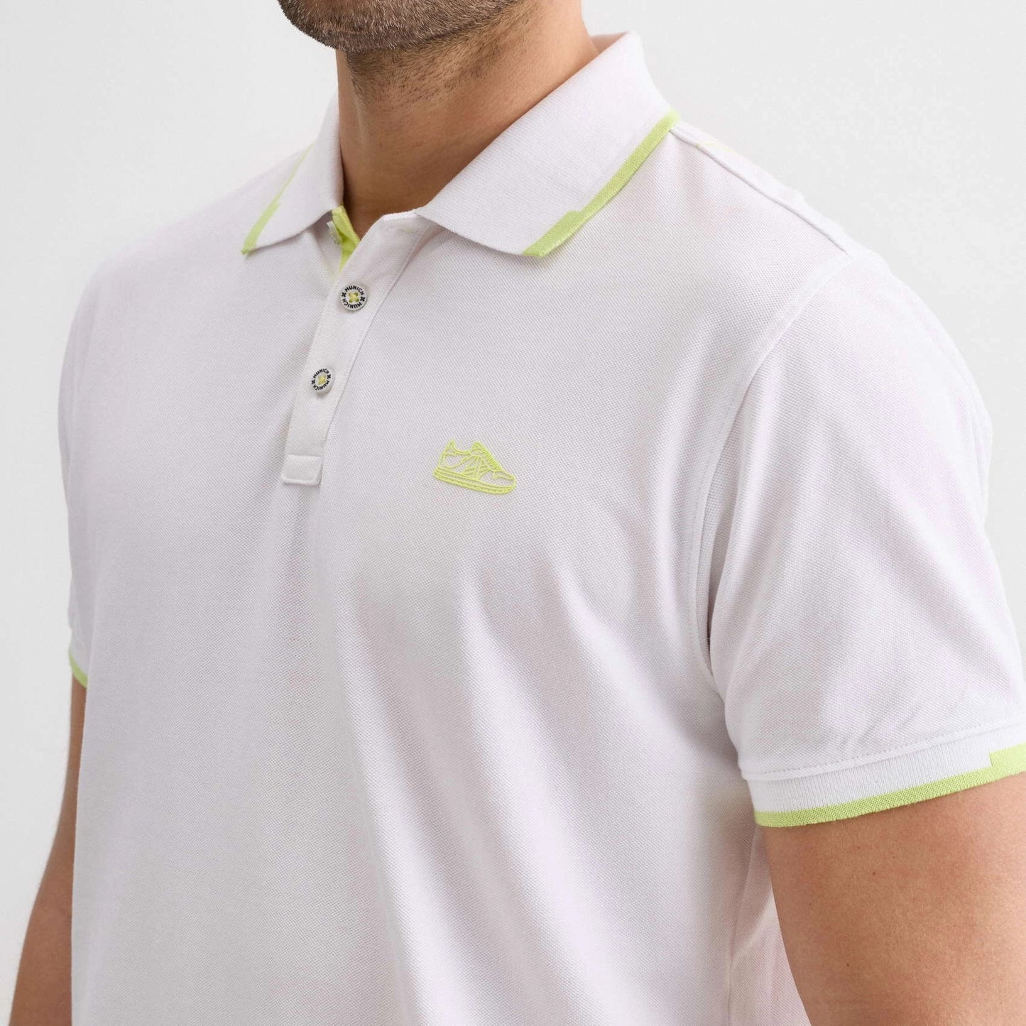 Polos Unisex De La Marca Munich Modelo Polo Slam Lifestyle White En Color Blanco