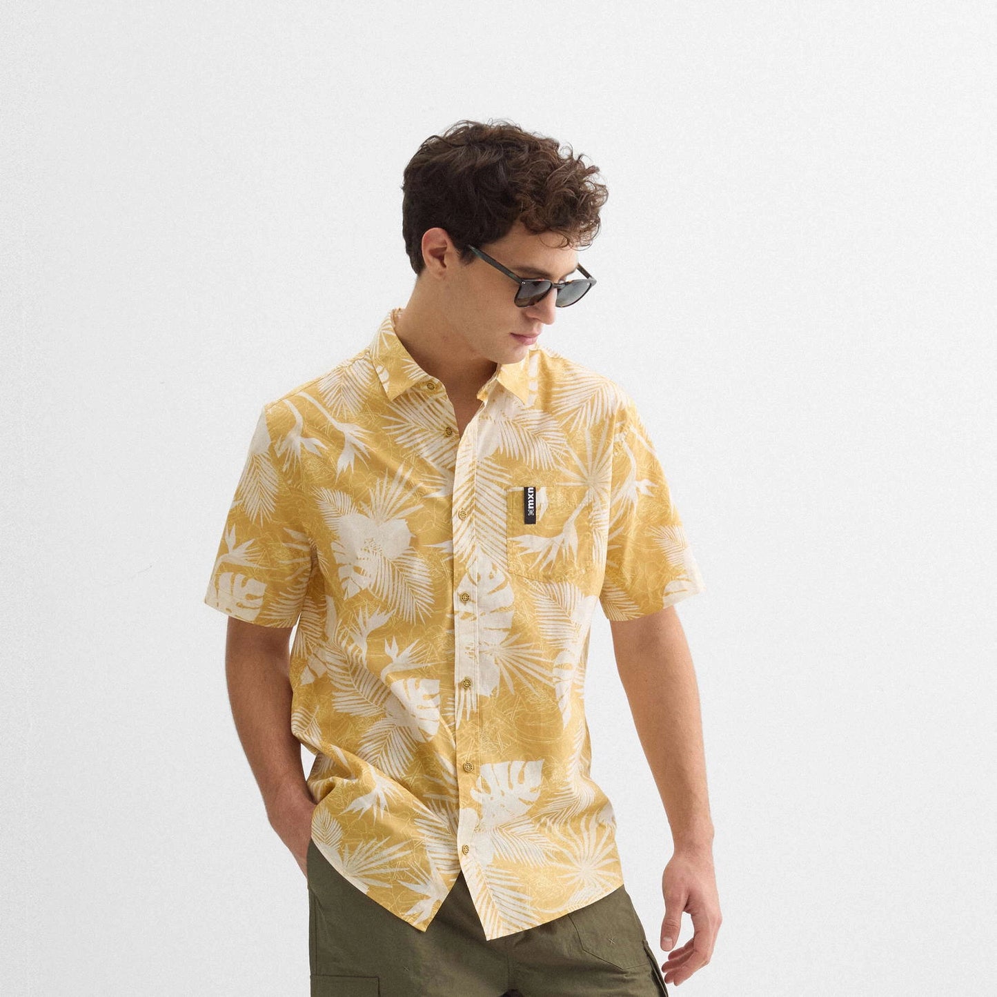 MUNICH | CHEMISES | HOMME | CHEMISE STREETWEAR GUAVA À IMPRIMÉ SAUVAGE