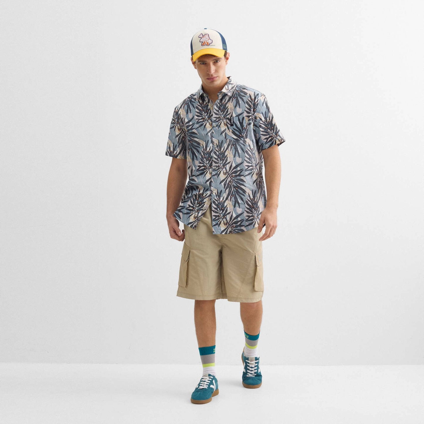 MUNICH | CHEMISES | HOMME | CHEMISE STREETWEAR GUAVA À IMPRIMÉ EXOTIQUE