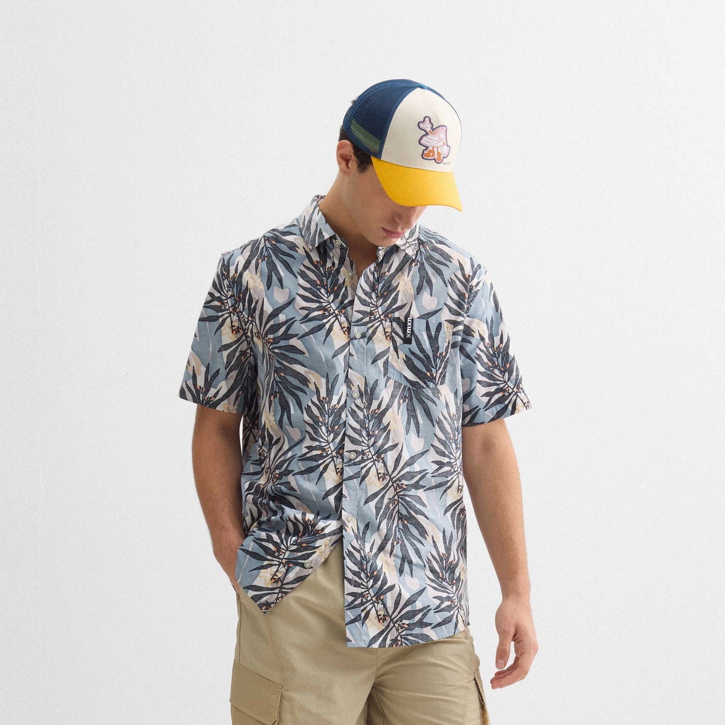 MUNICH | CHEMISES | HOMME | CHEMISE STREETWEAR GUAVA À IMPRIMÉ EXOTIQUE