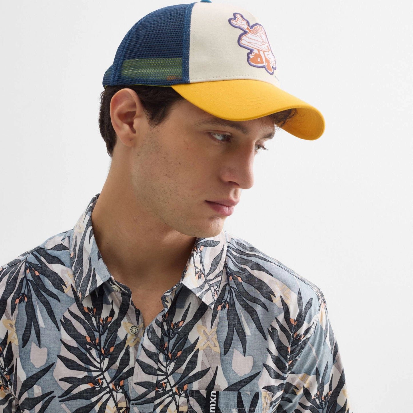MUNICH | CHEMISES | HOMME | CHEMISE STREETWEAR GUAVA À IMPRIMÉ EXOTIQUE