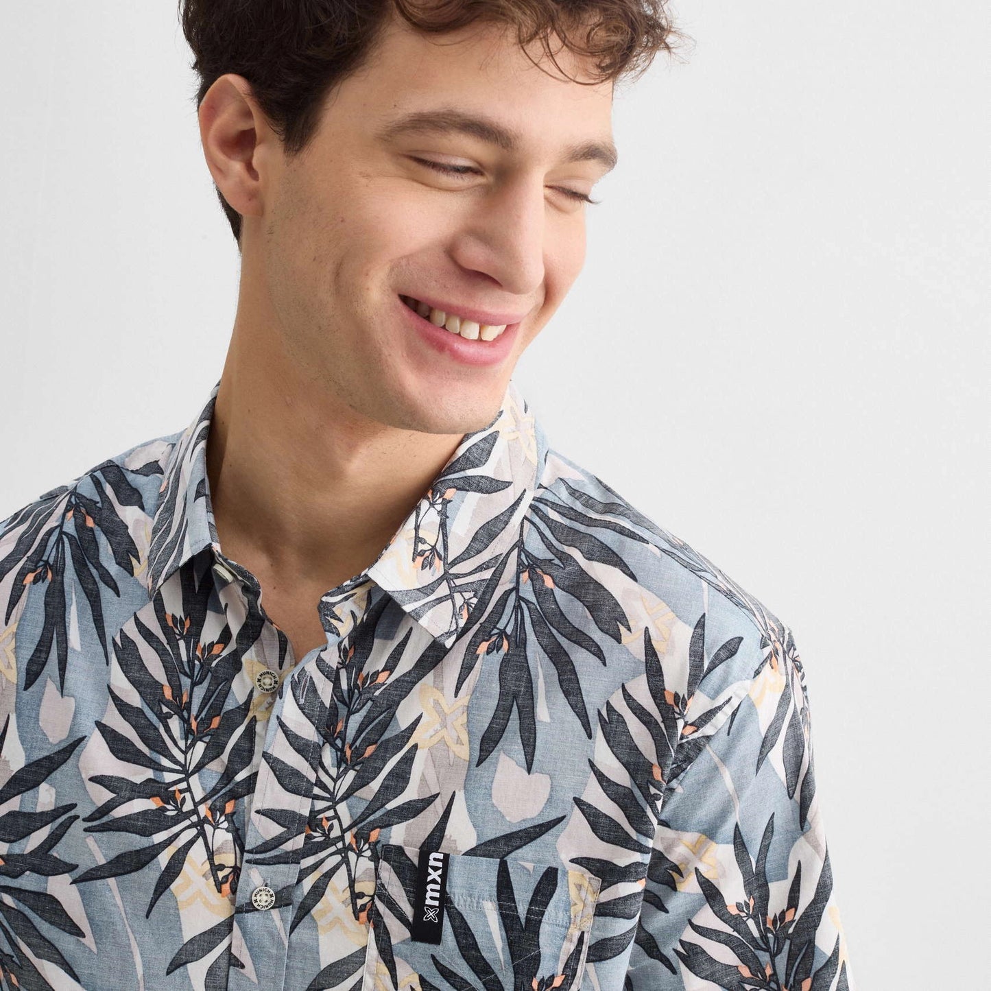 MUNICH | CHEMISES | HOMME | CHEMISE STREETWEAR GUAVA À IMPRIMÉ EXOTIQUE