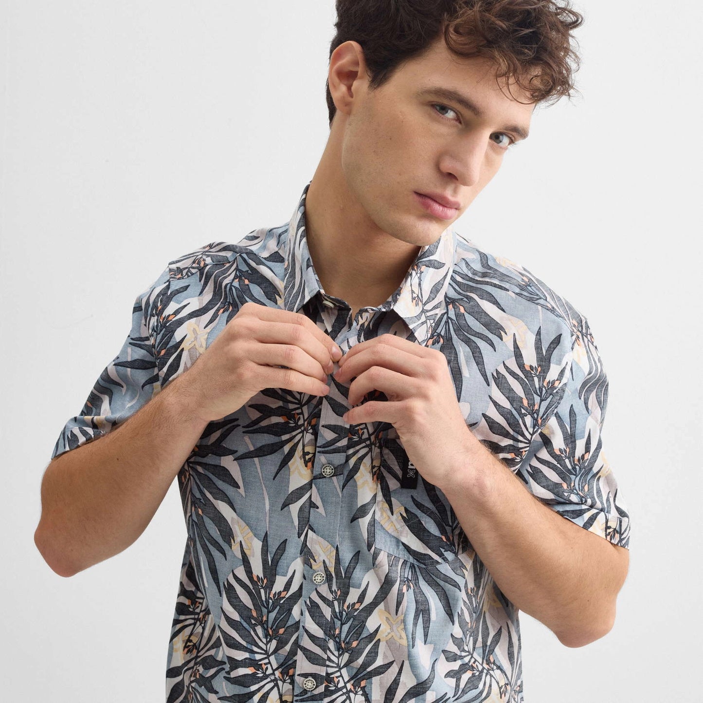MUNICH | CHEMISES | HOMME | CHEMISE STREETWEAR GUAVA À IMPRIMÉ EXOTIQUE