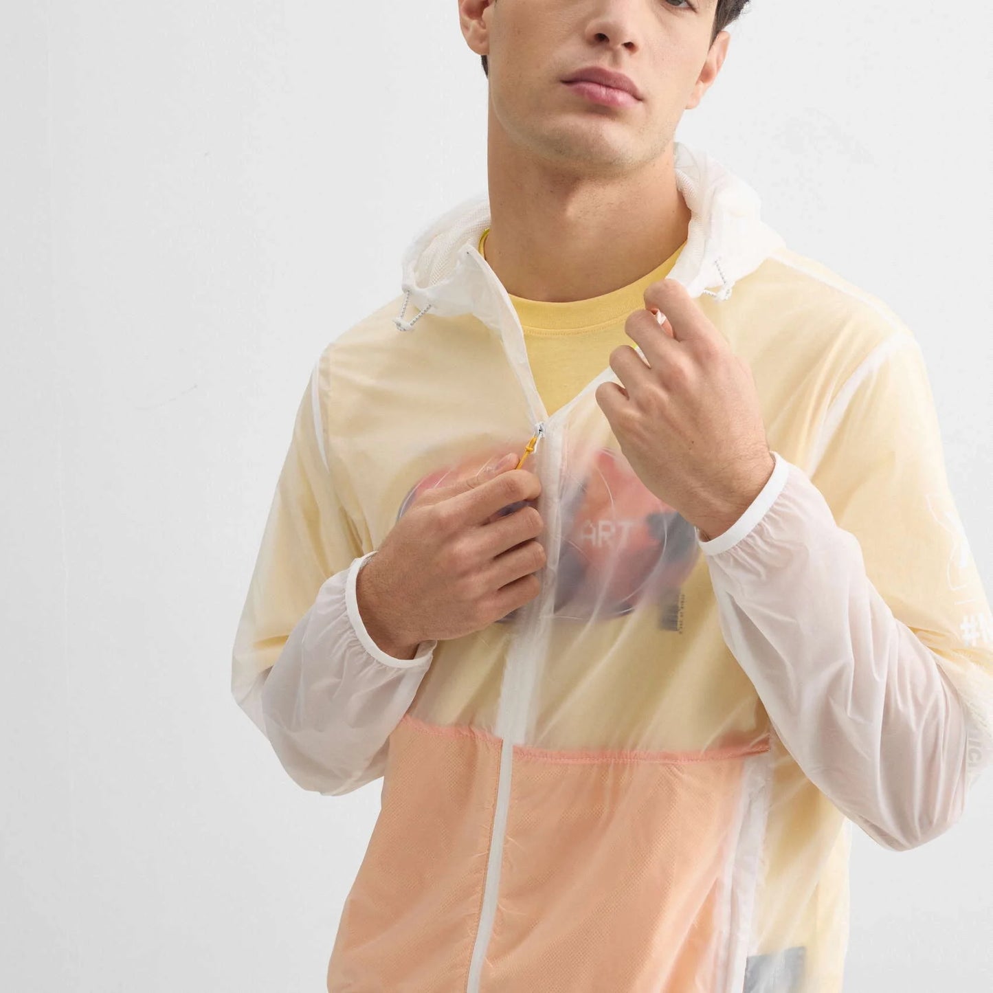 Chaquetas Unisex De La Marca Munich Modelo Windbraker Glass Streetwear Orange En Color Naranja