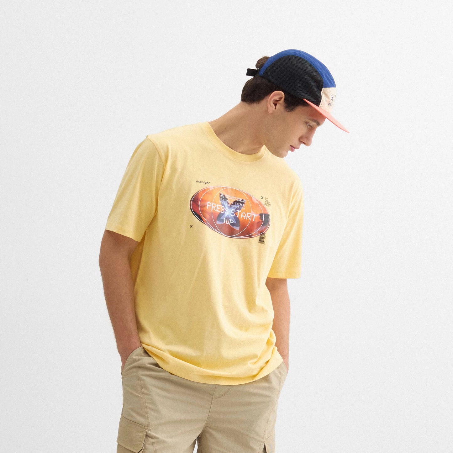 MUNICH | CAMISETAS | UNISEX | OVERSIZE T-SHIRT ARCADE STREETWEAR BANANA | AMARILLO