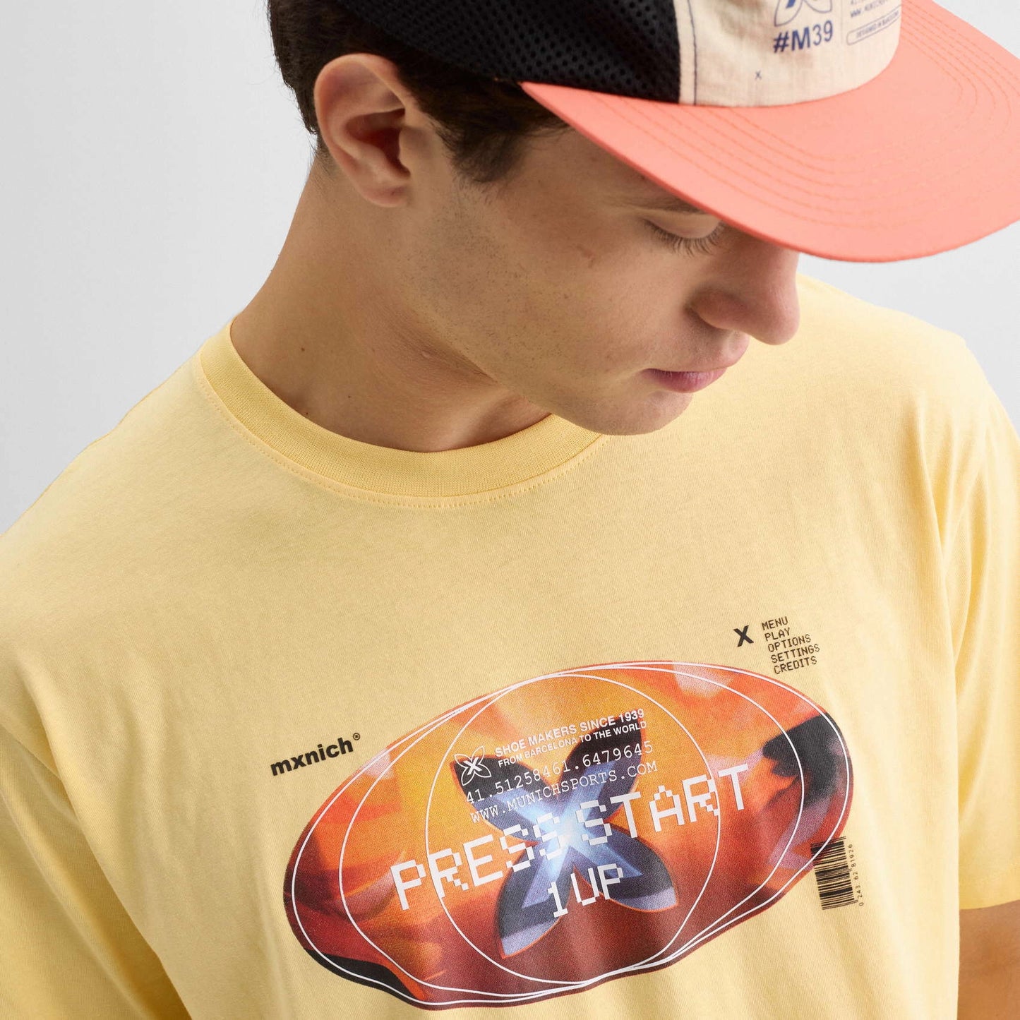 MUNICH | CAMISETAS | UNISEX | OVERSIZE T-SHIRT ARCADE STREETWEAR BANANA | AMARILLO