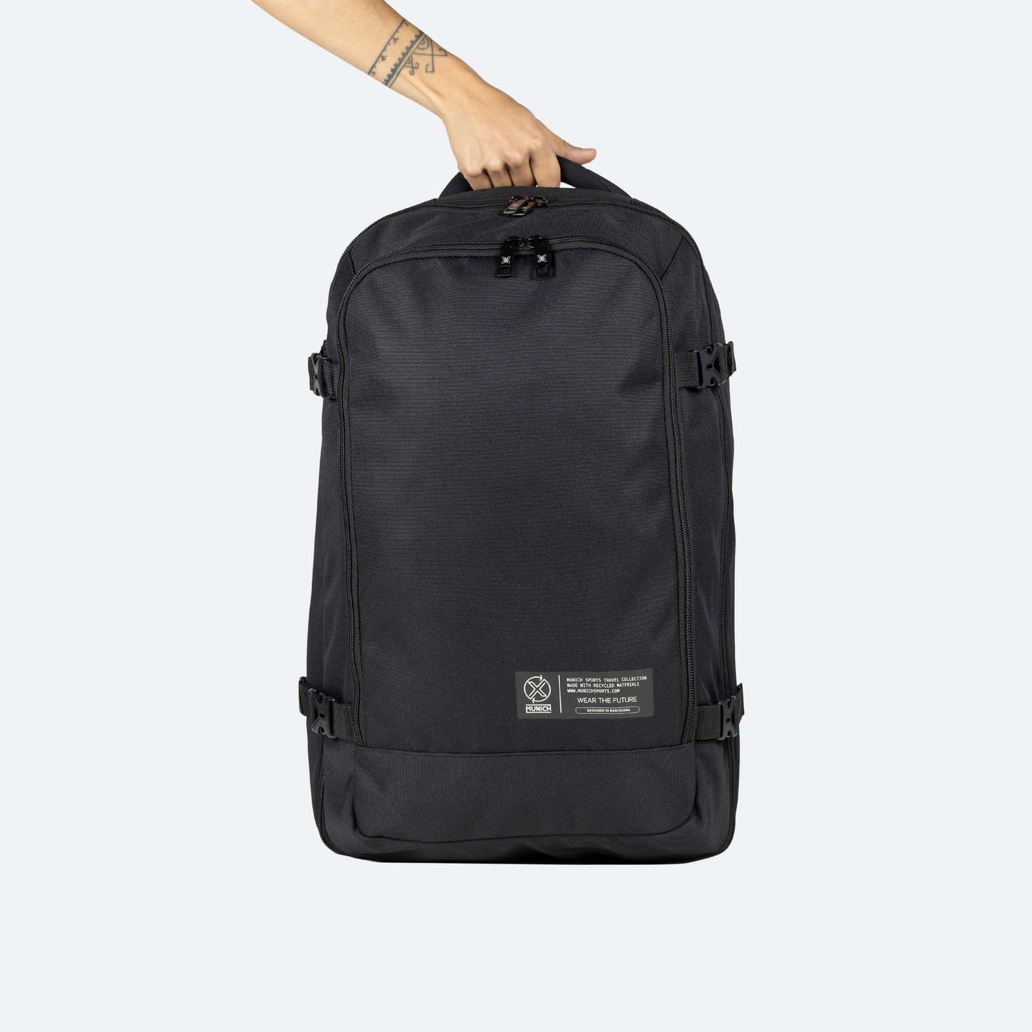 MUNICH | MOCHILA | HOMBRE | PEAK RECYCLED GATE X39 BACKPACK CABIN BLACK | NEGRO