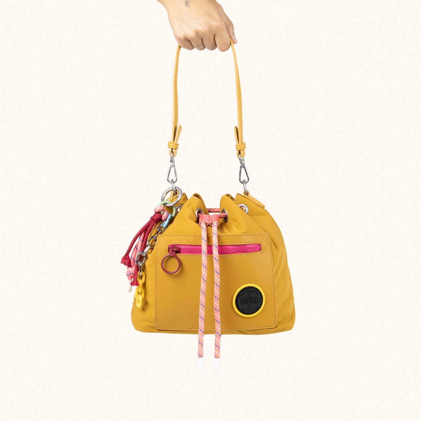 MUNICH | BOLSOS | MUJER | DEEP RECYCLED BUCKET HONEY | AMARILLO