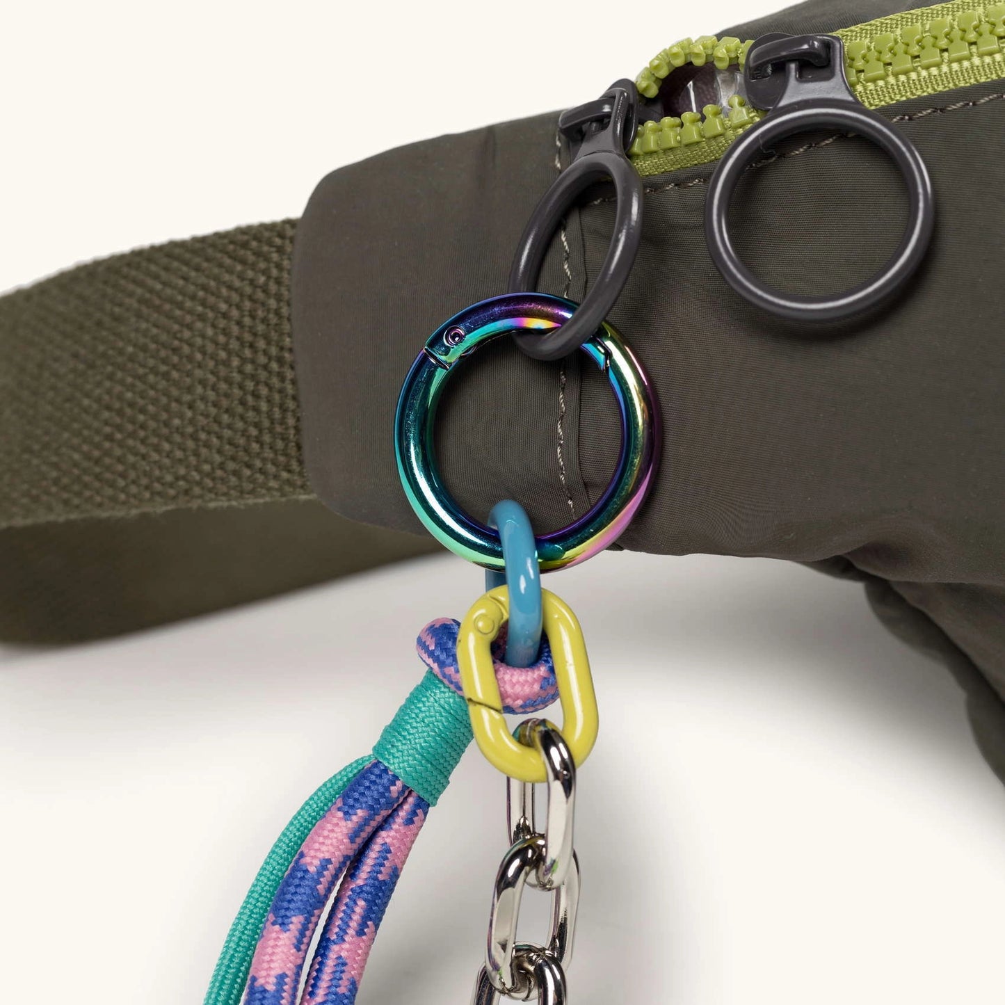 MUNICH | BOLSOS | MUJER | DEEP RECYCLED FANNYPACK XL KHAKI | CAQUI