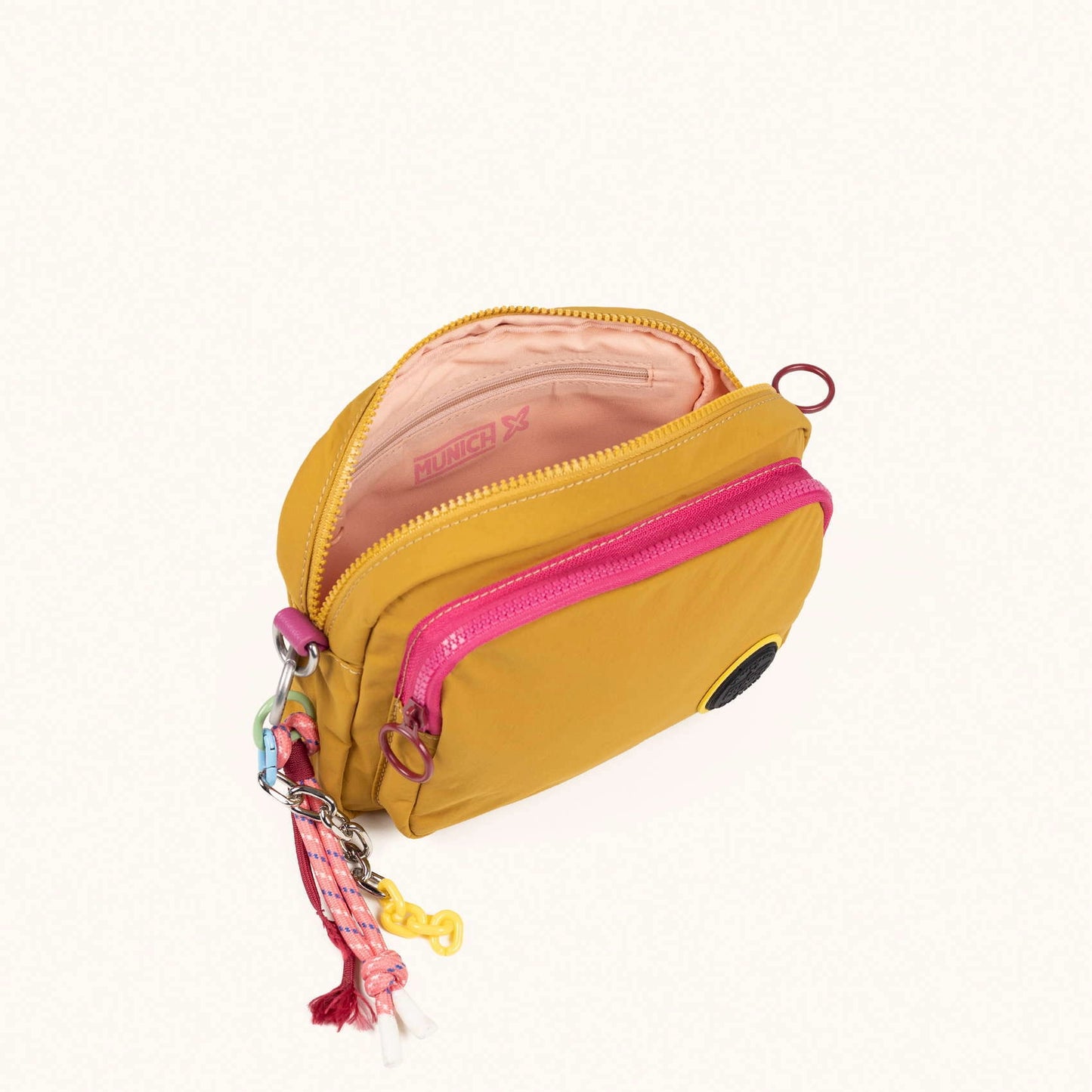 MUNICH | BOLSOS | MUJER | DEEP RECYCLED CROSSBODY CAMERA HONEY | AMARILLO