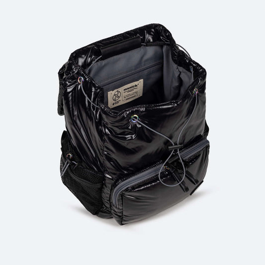 MUNICH | BOLSOS MUJER | GLOSS RECYCLED BACKPACK BLACK BLACK | NEGRO