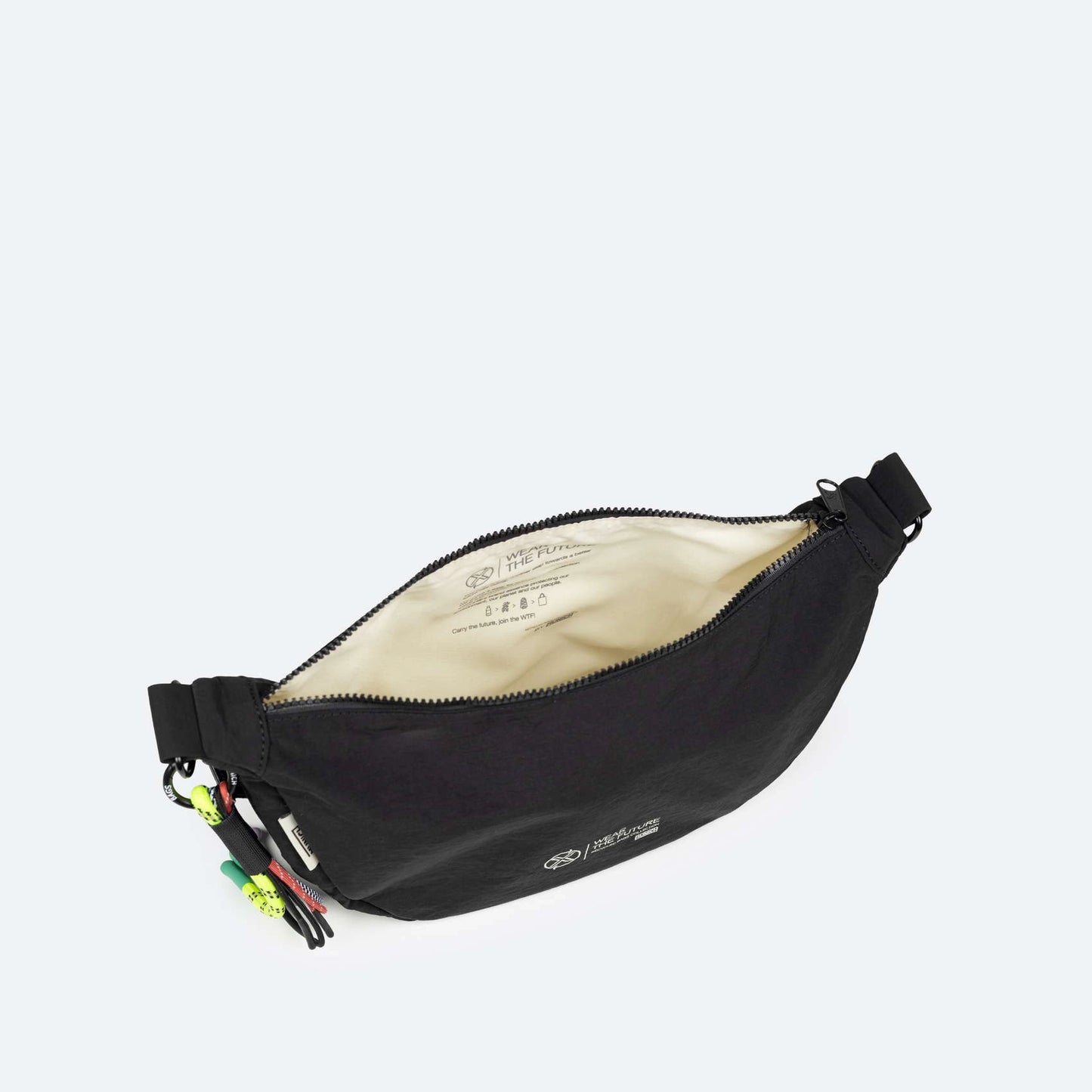 MUNICH | BORSES | UNISEX | DEEP RECYCLED CROSSBODY BAGUETTE C/BLACK