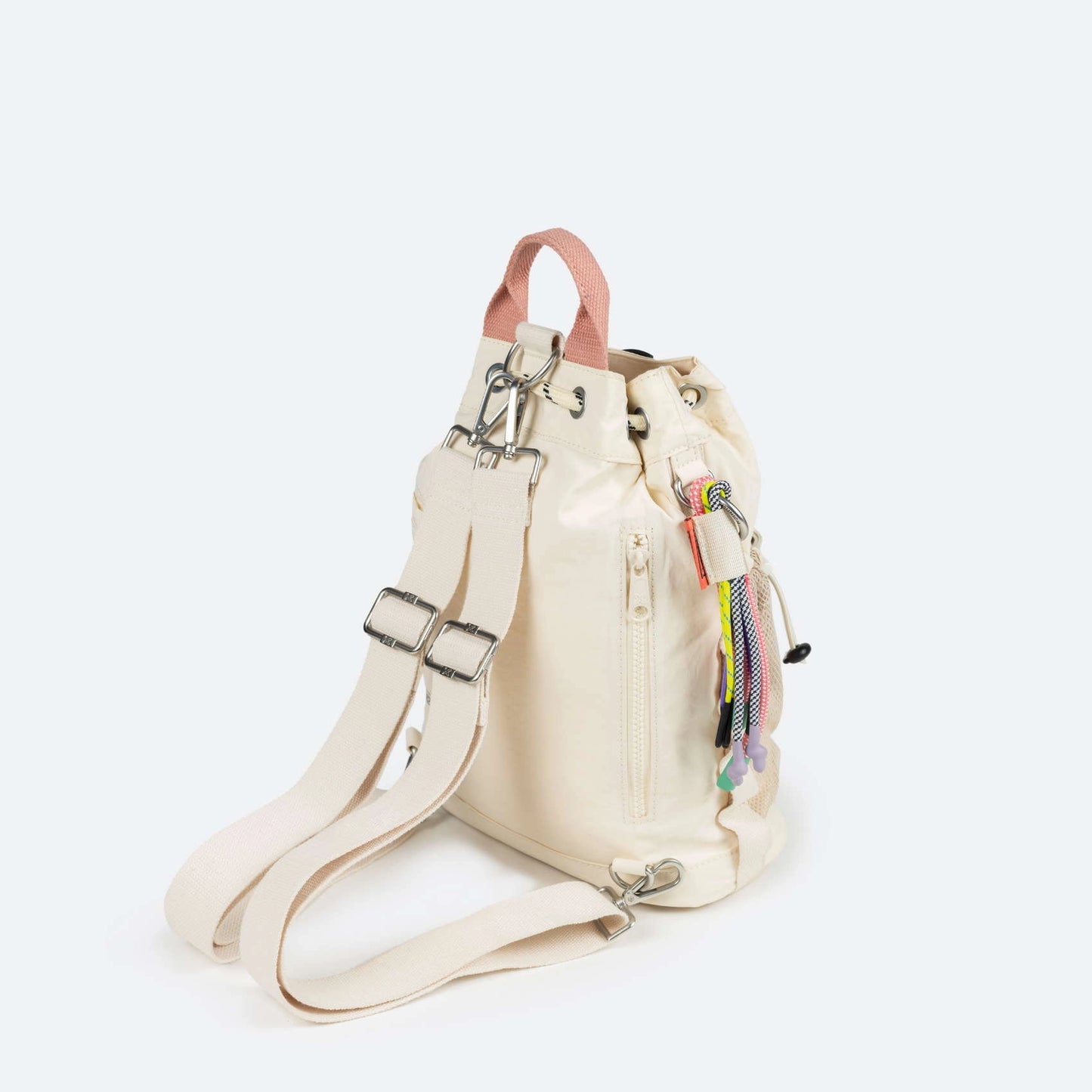 MUNICH | MOCHILAS | UNISEX | DEEP RECYCLED DRAWSTRING BACKPACK C/CREAM