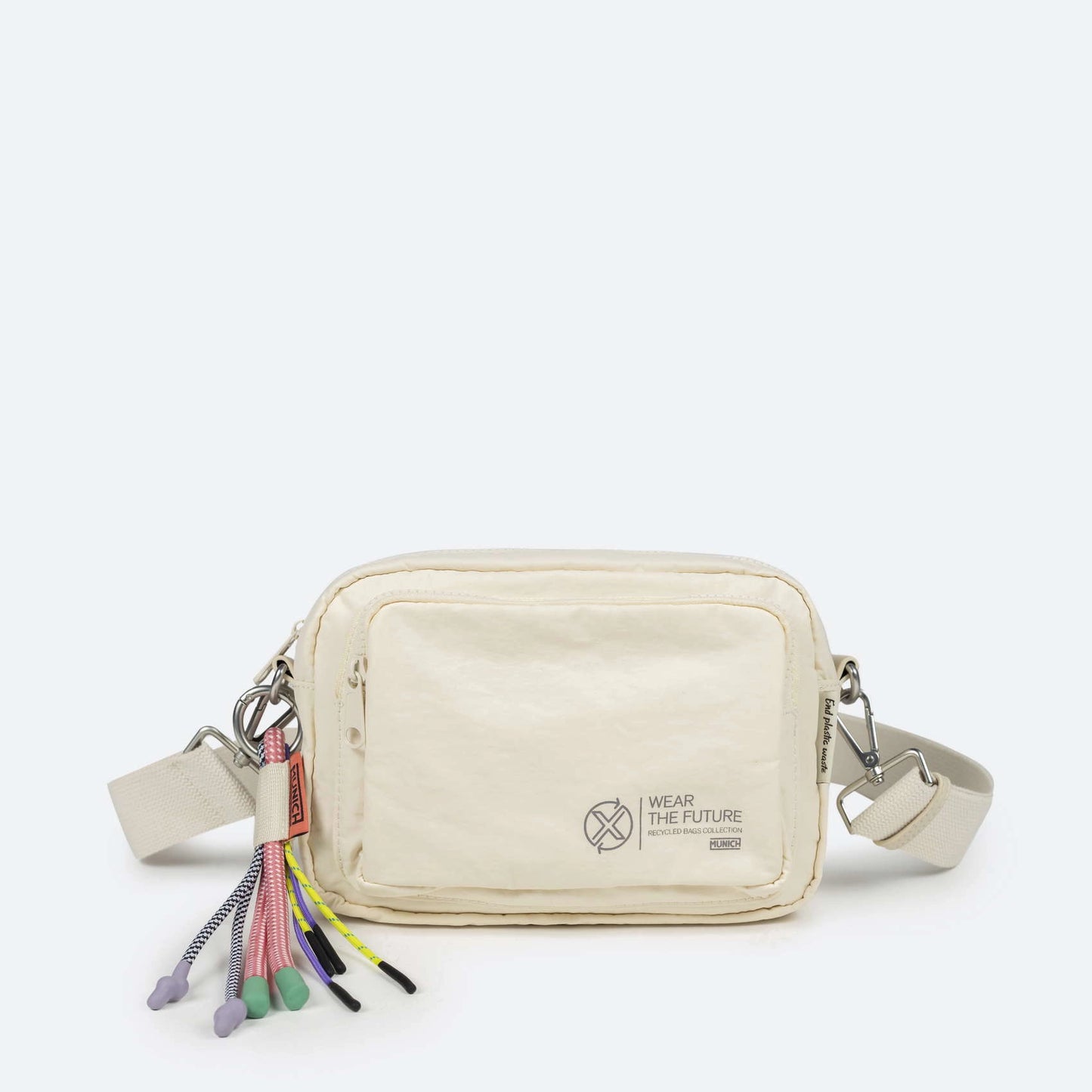 MUNICH | BORSES | UNISEX | DEEP RECYCLED CROSSBODY CAMERA C/CREAM