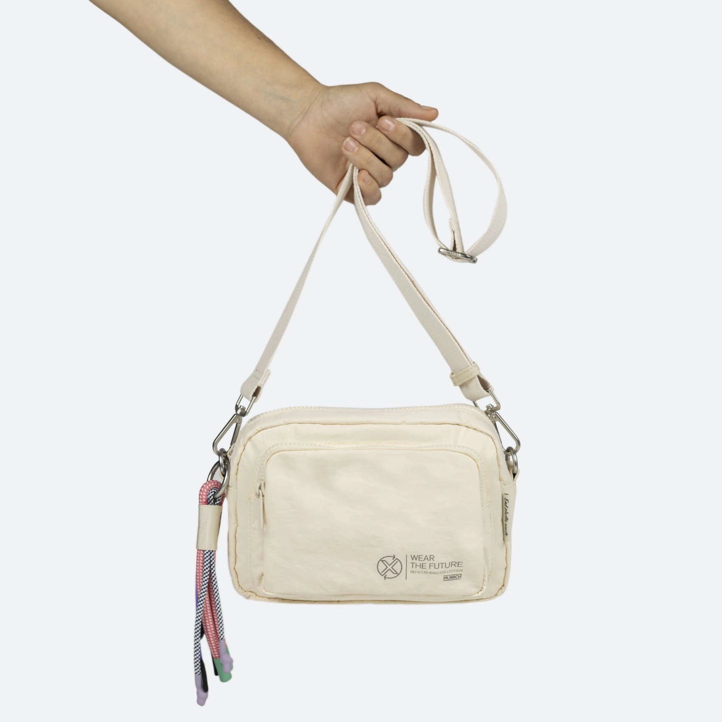 MUNICH | BORSES | UNISEX | DEEP RECYCLED CROSSBODY CAMERA C/CREAM