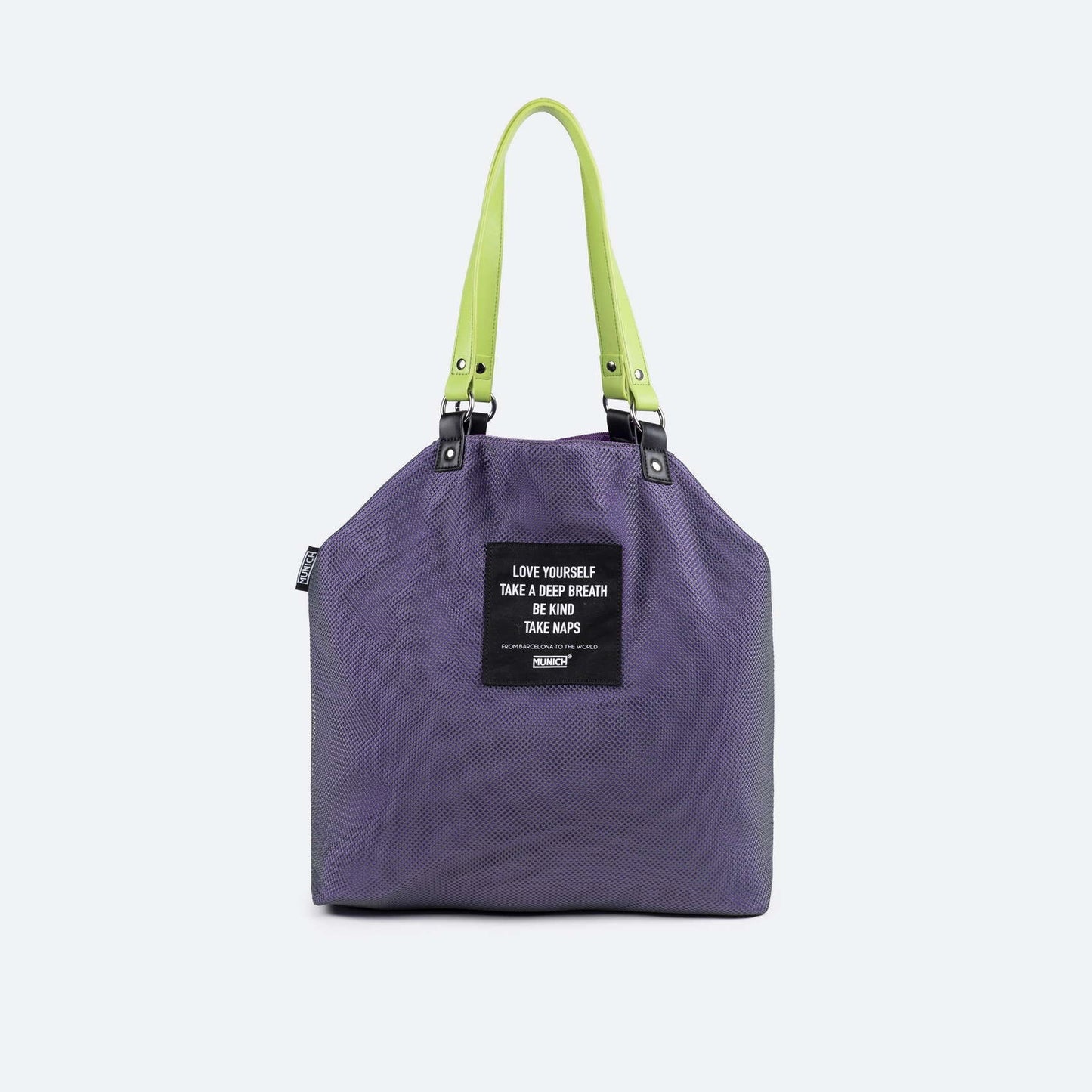 MUNICH | BAGS | WOMEN | GOGO SPIN REVERSIBLE TOTE BAG C/GREY + LILAC