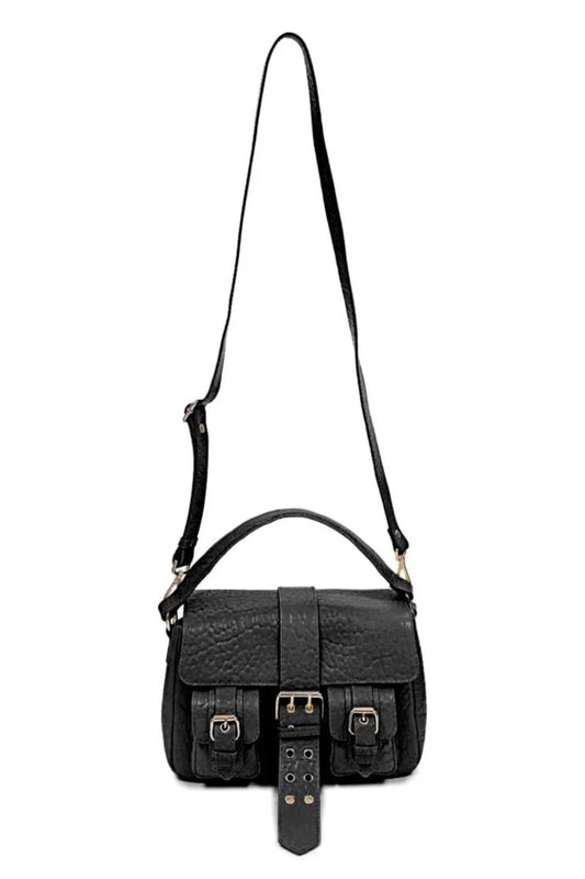 NUNOO | SAC FEMME | PETITE BOUCLE MIEL RECYCLÉ COOL NOIR | NOIR