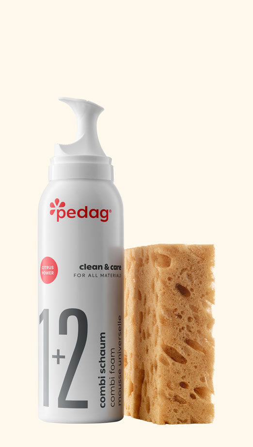 PEDAG | CUIDADO DEL CALZADO | CLEAN AND CARE COMBI FOAM SET