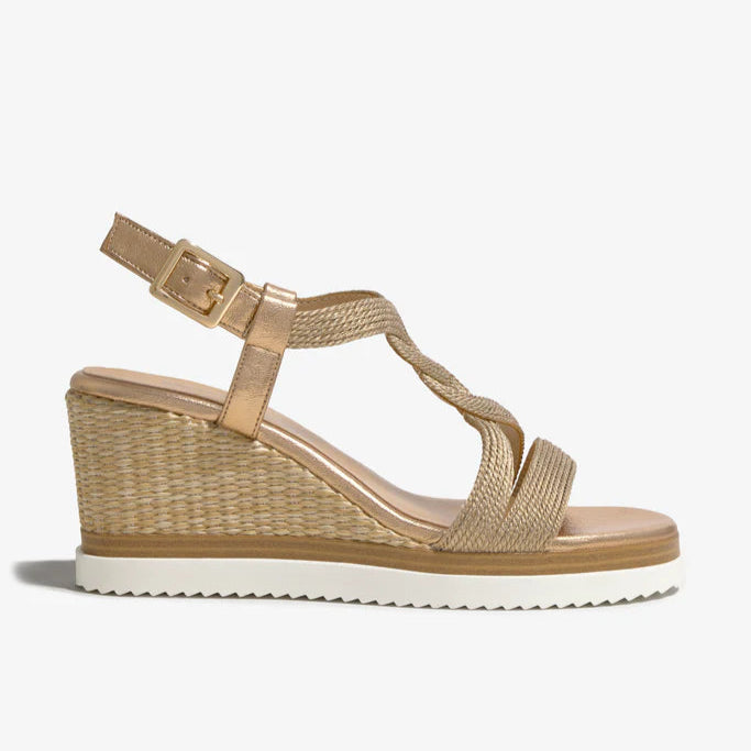 REGARDE LE CIEL | DAMEN-SANDALEN | MADISON KUPFER | GOLD