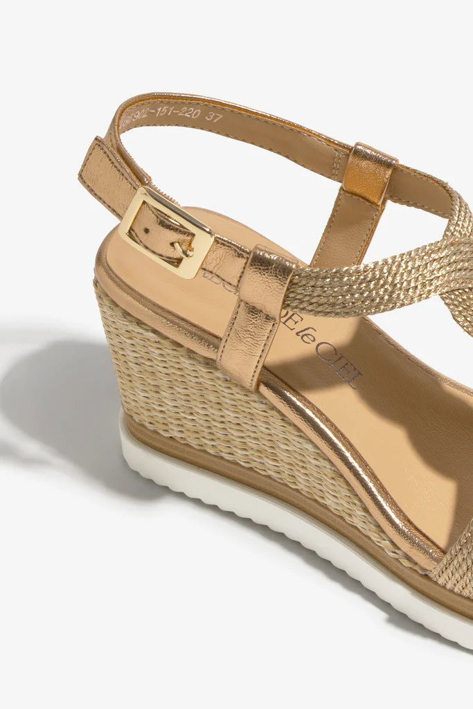 REGARDE LE CIEL | DAMEN-SANDALEN | MADISON KUPFER | GOLD