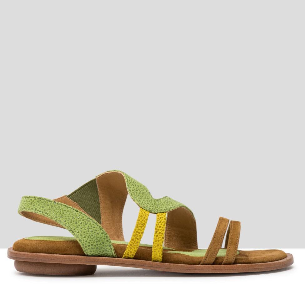 AUDLEY | DAMENSANDALEN | KAIMA WILDLEDER LARRUA | GRÜN