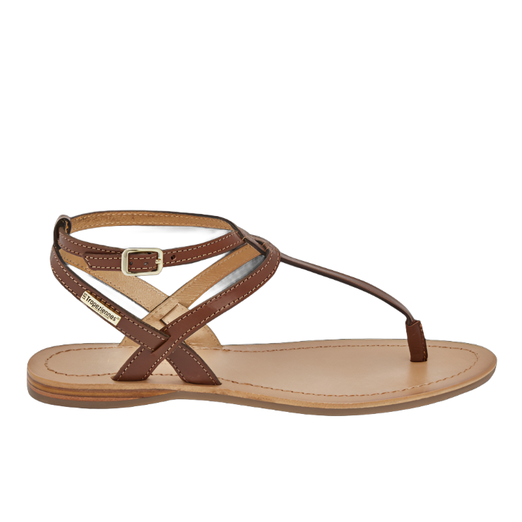 LES TROPEZIENNES | SANDALES FEMME | HAMADO TAN | MARRON