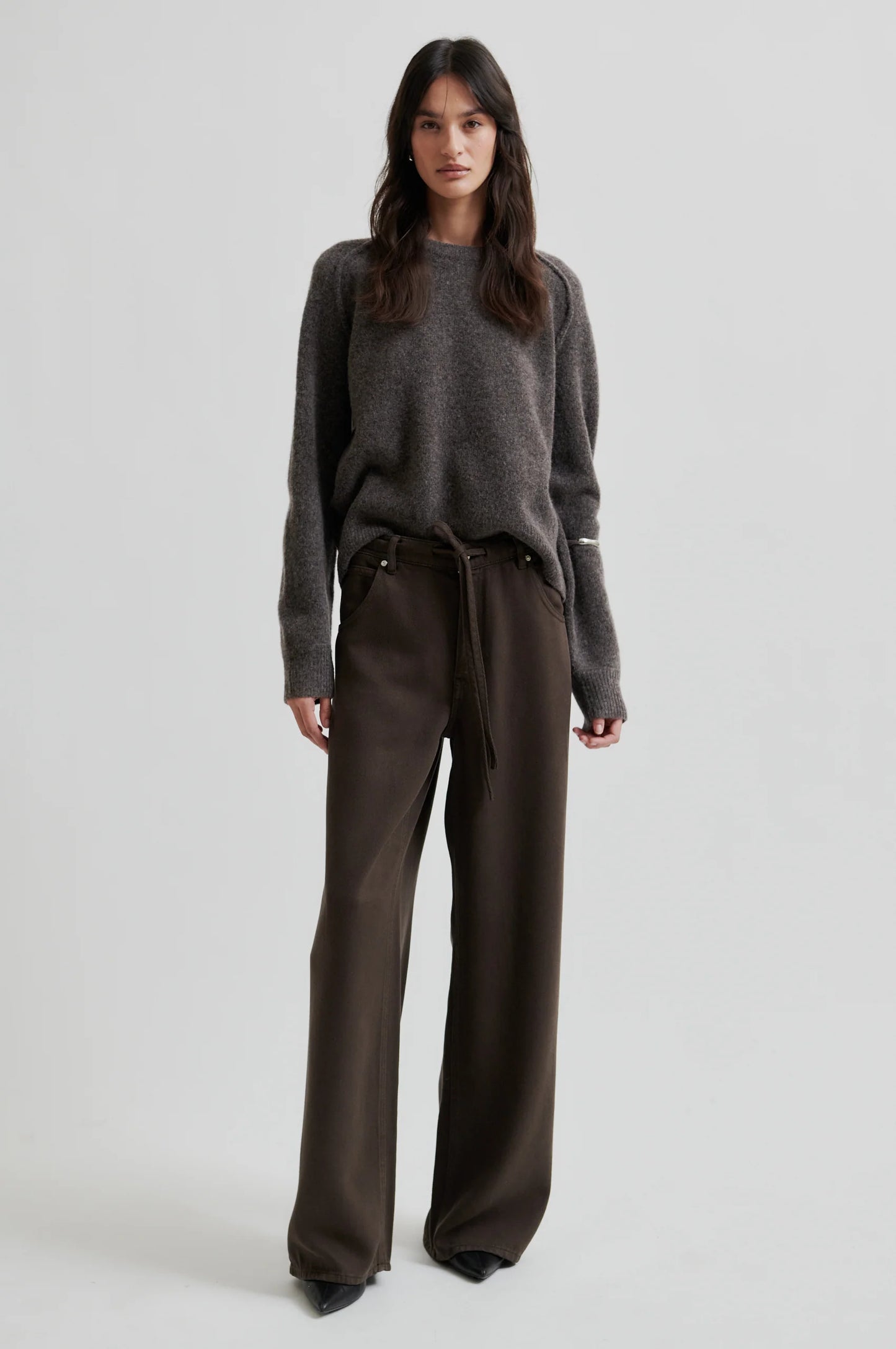 SECOND FEMALE | PANTALONES | MUJER | IRVINE DENIM JEANS DELICIOSO | MARRÓN