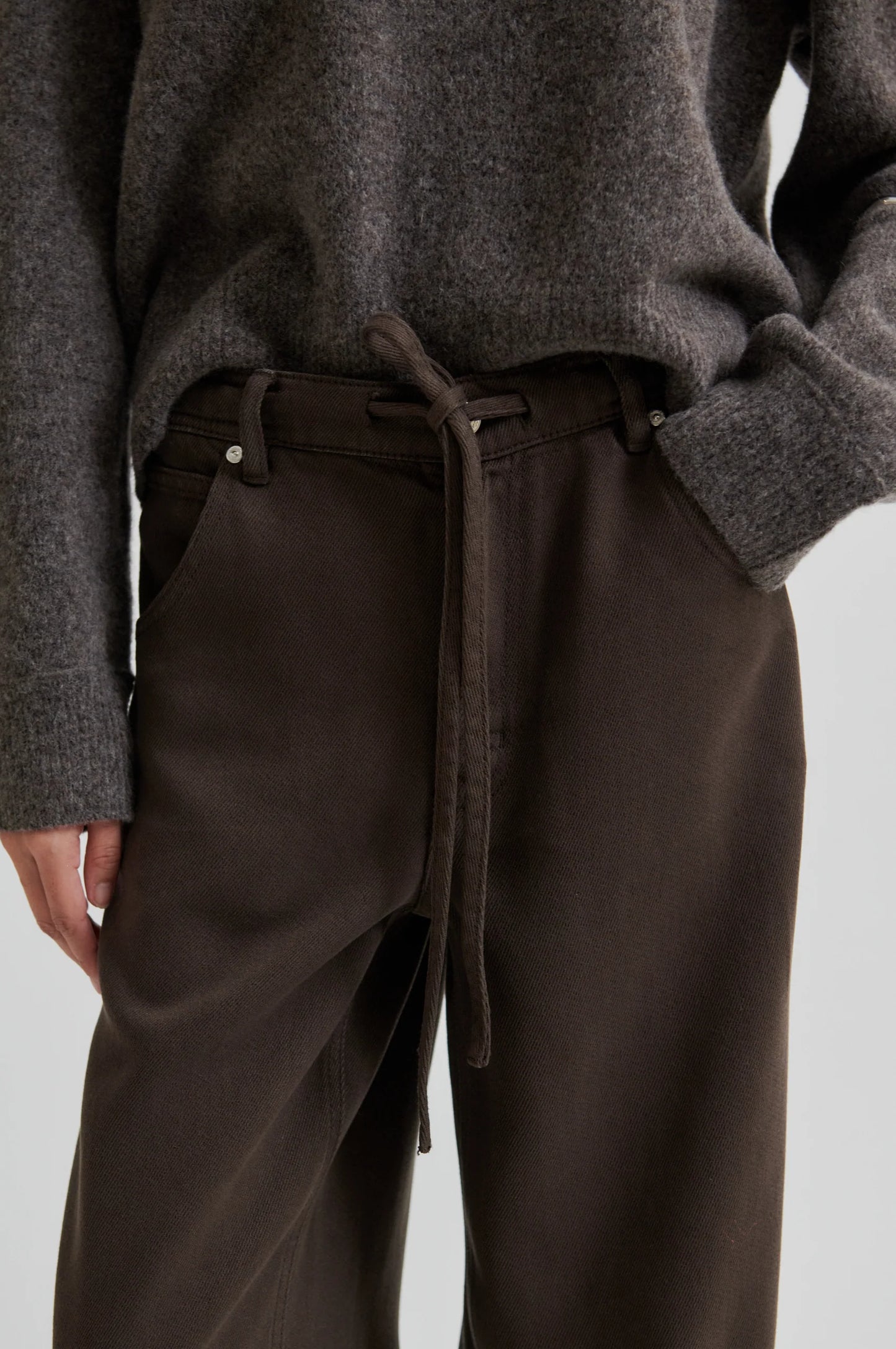 SECOND FEMALE | PANTALONES | MUJER | IRVINE DENIM JEANS DELICIOSO | MARRÓN