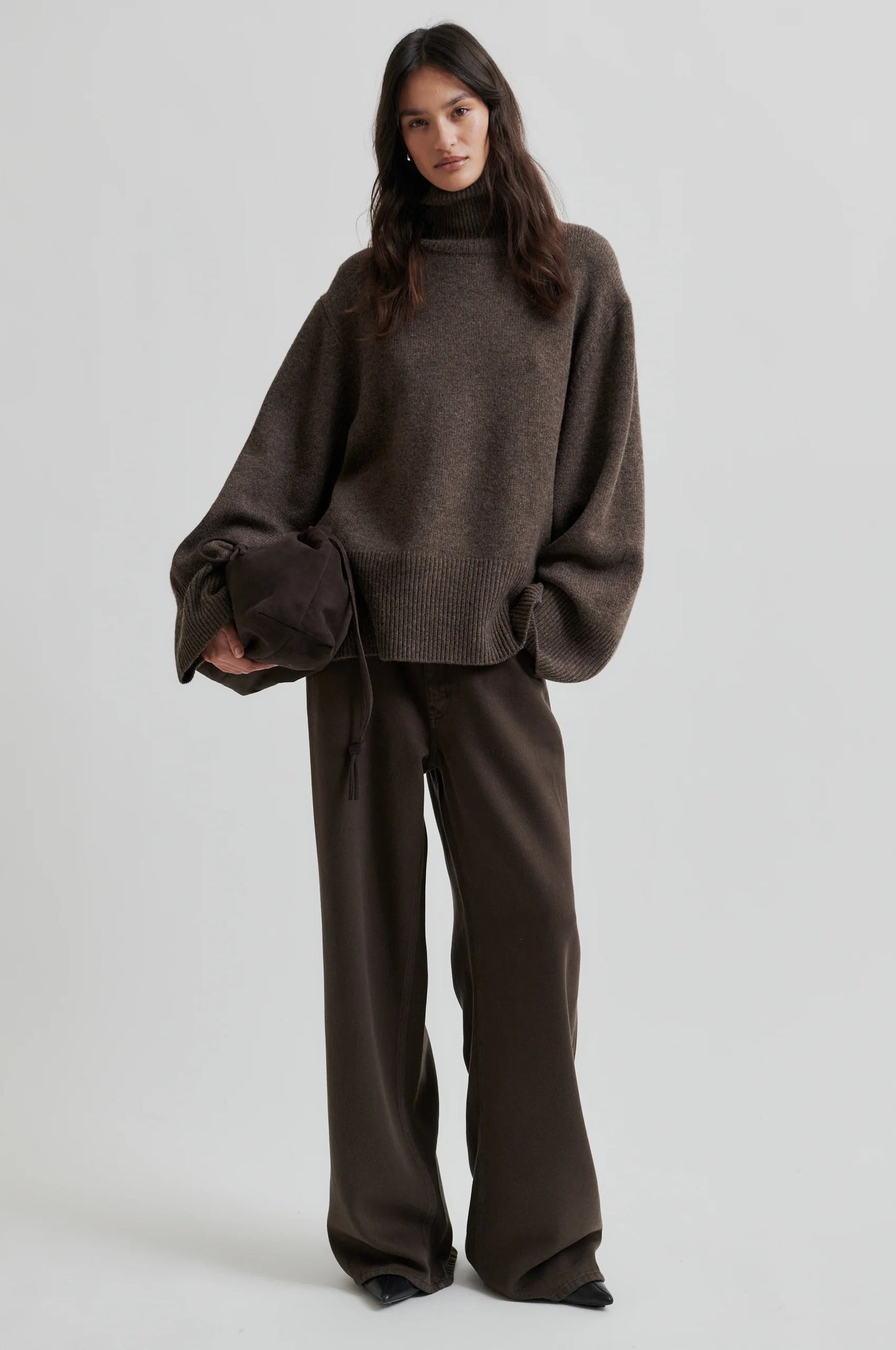 SECOND FEMALE | PANTALONES | MUJER | IRVINE DENIM JEANS DELICIOSO | MARRÓN