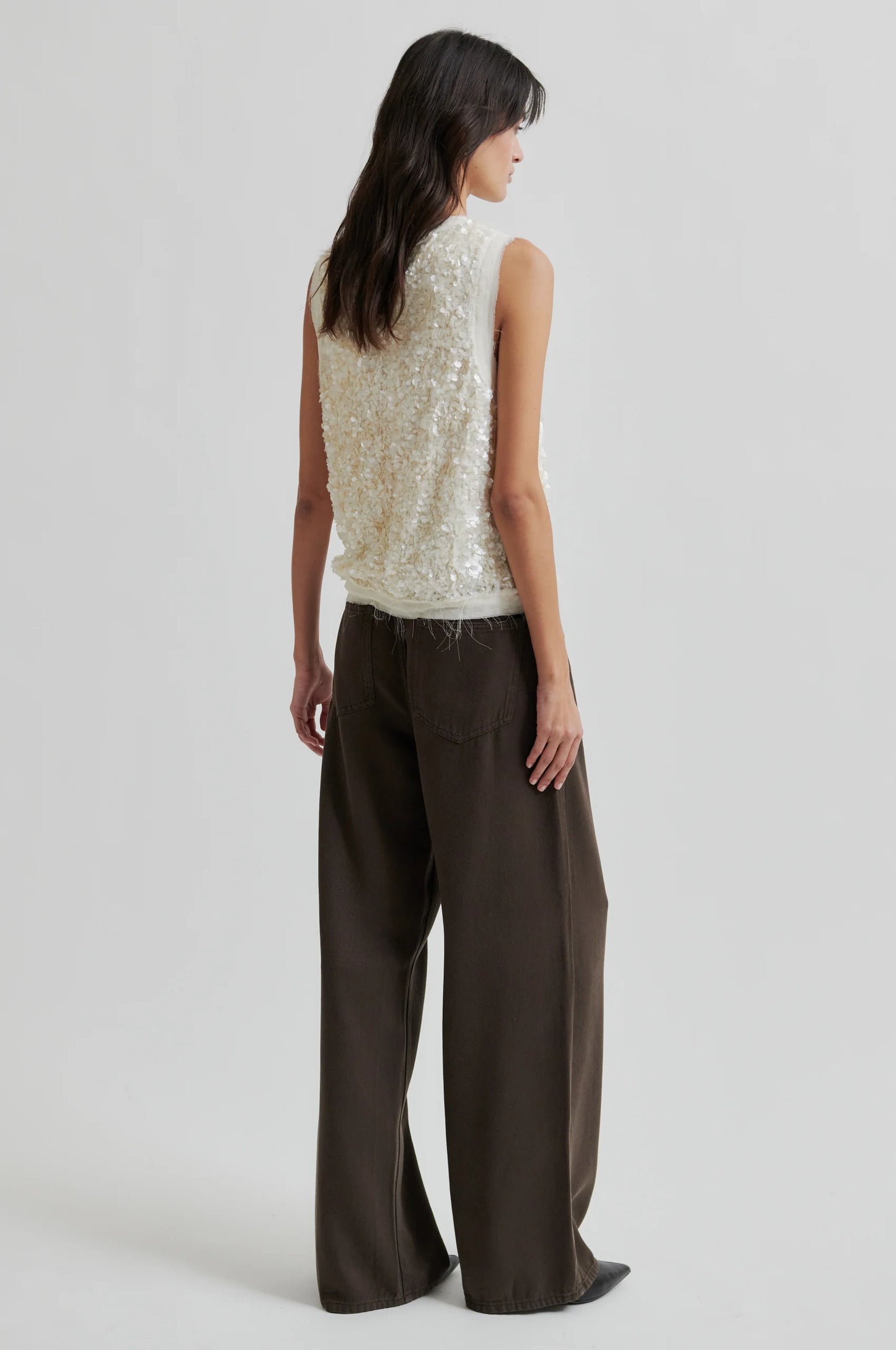 SECOND FEMALE | PANTALONES | MUJER | IRVINE DENIM JEANS DELICIOSO | MARRÓN