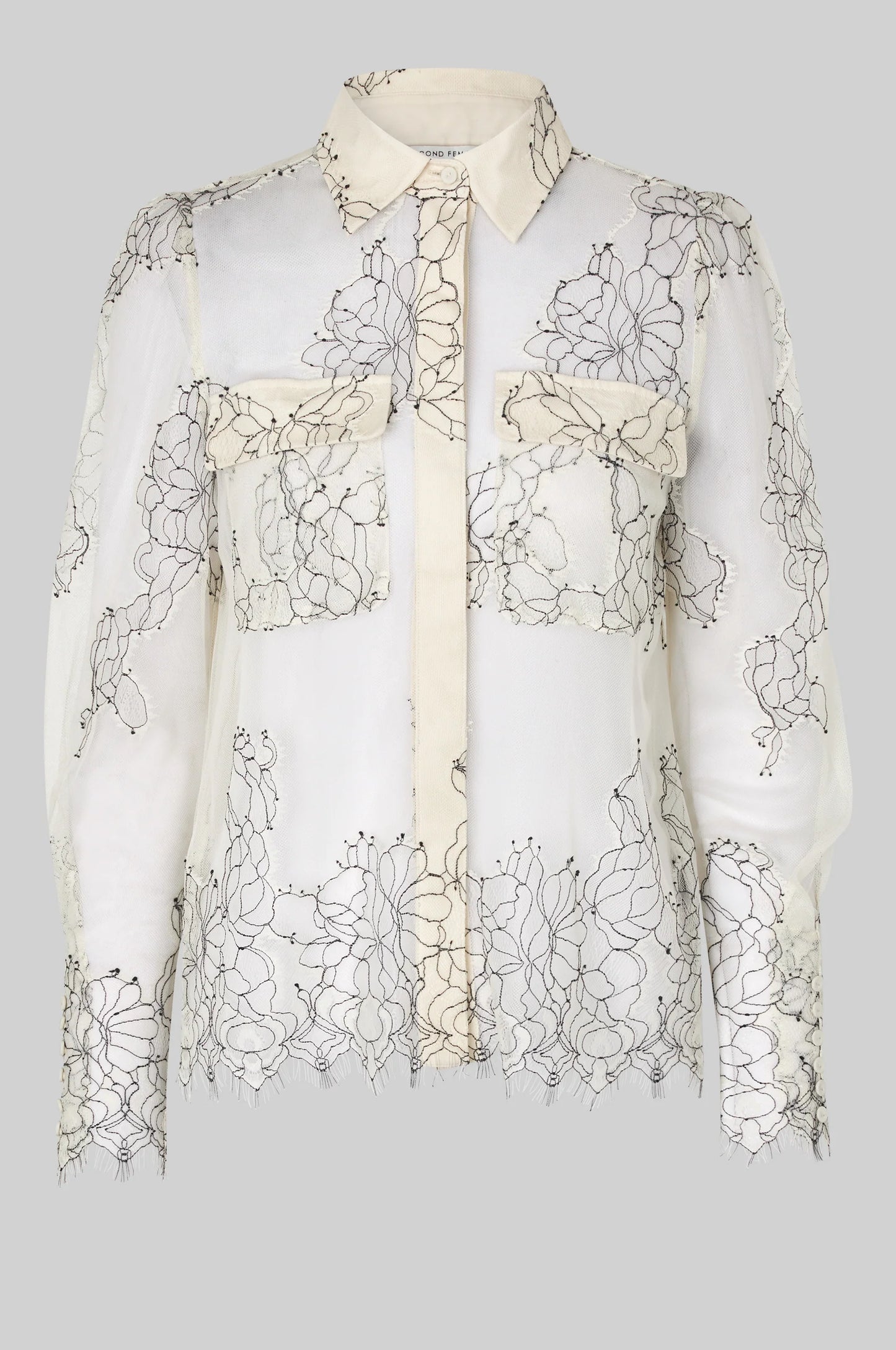 SECOND FEMALE | CAMISAS | MUJER | WILA SHIRT TOFU | BEIGE