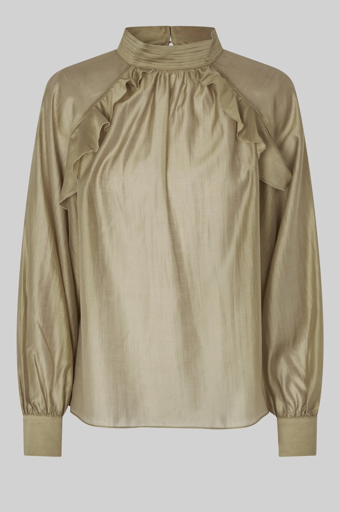 SECOND FEMALE | BLUSAS | MUJER | KANNIKA BLOUSE KELP | BEIGE