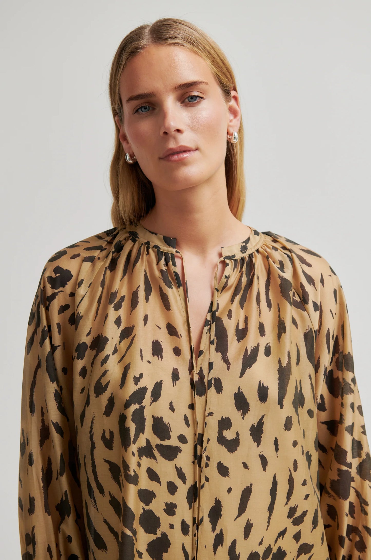 SECOND FEMALE | VESTIDOS | MUJER | ELOUISE TUNIC DRESS KELP | BEIGE