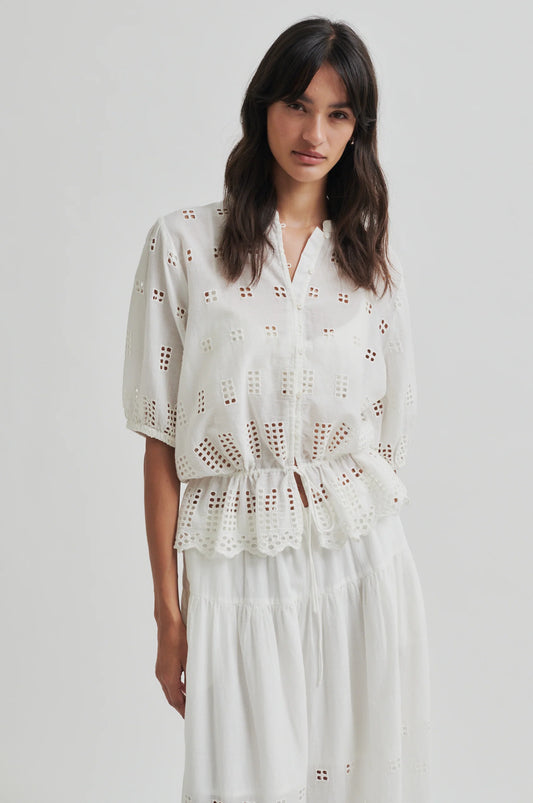 SECOND FEMALE | CAMISA | MUJER | ELENORE SHIRT | BLANCO