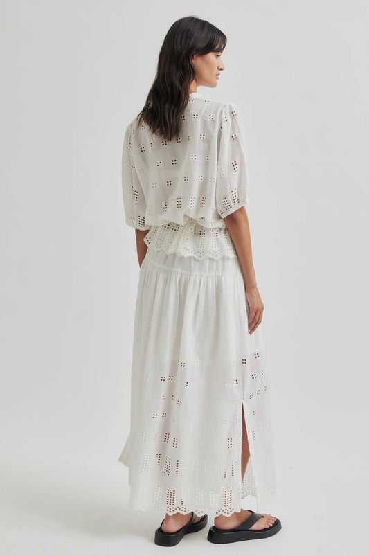 SECOND FEMALE | CAMISA | MUJER | ELENORE SHIRT | BLANCO