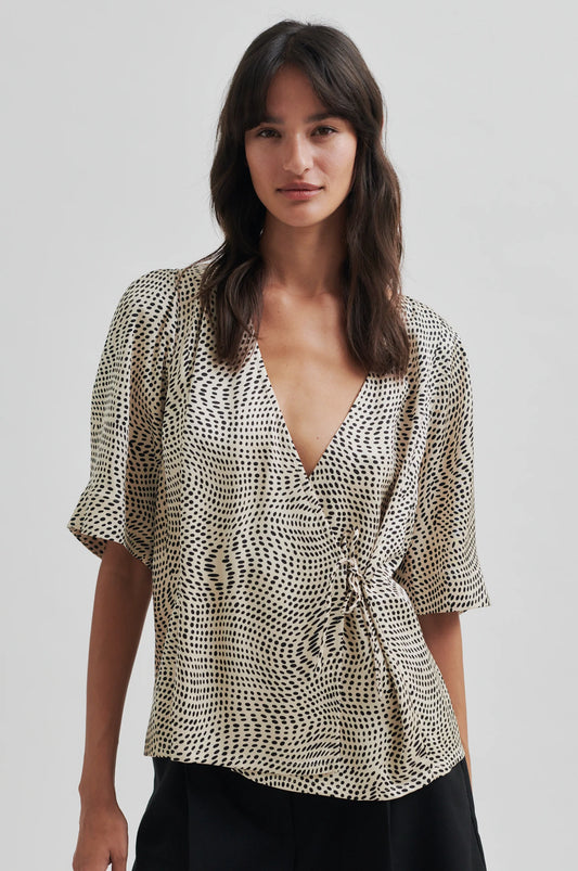 SECOND FEMALE | BLOUSES | DAMES | PERI WRAP BLOUSE