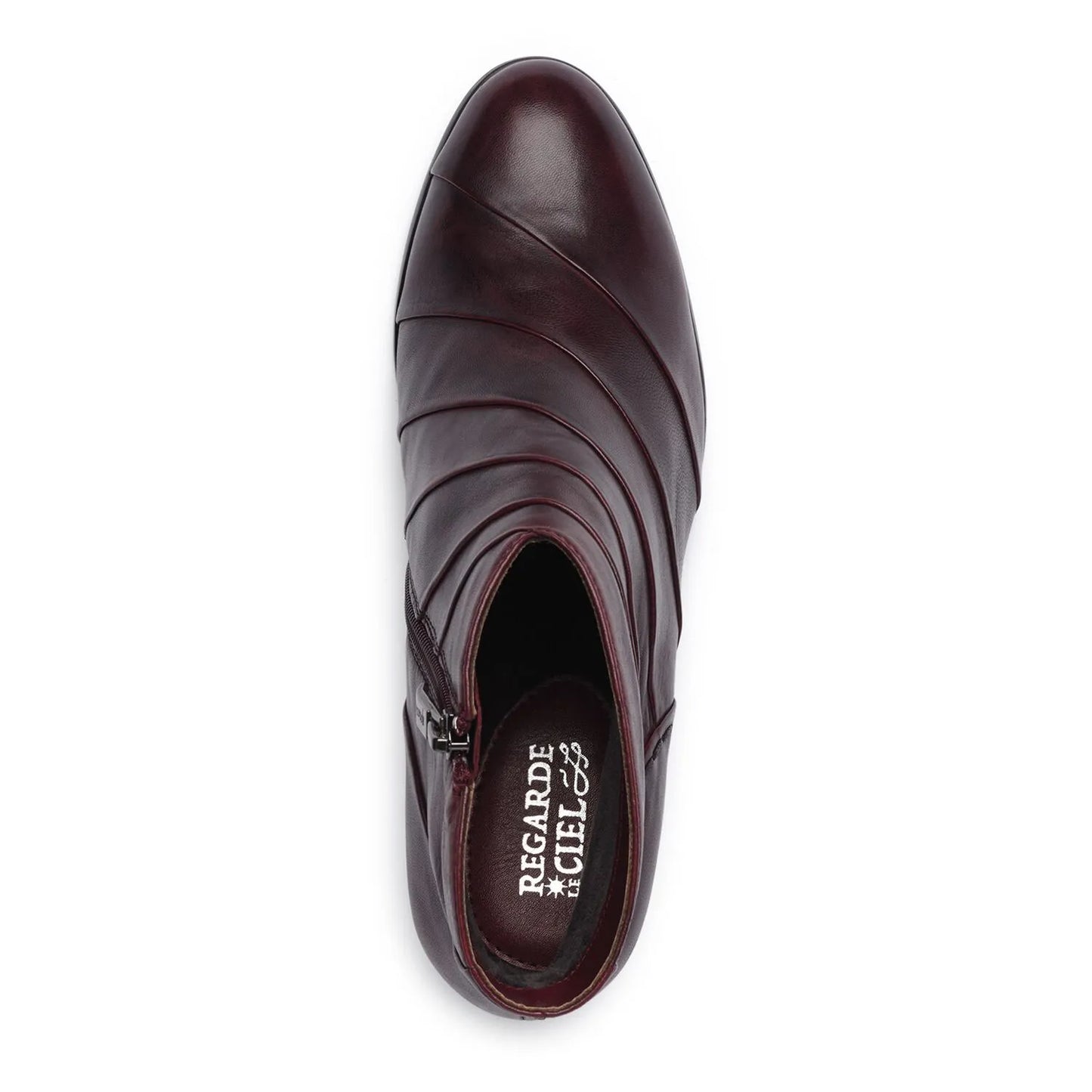REGARDE LE CIEL | STIEFELETTEN FÜR DAMEN | SONIA 38 HANDSCHUH SANGRIA | GRANAT