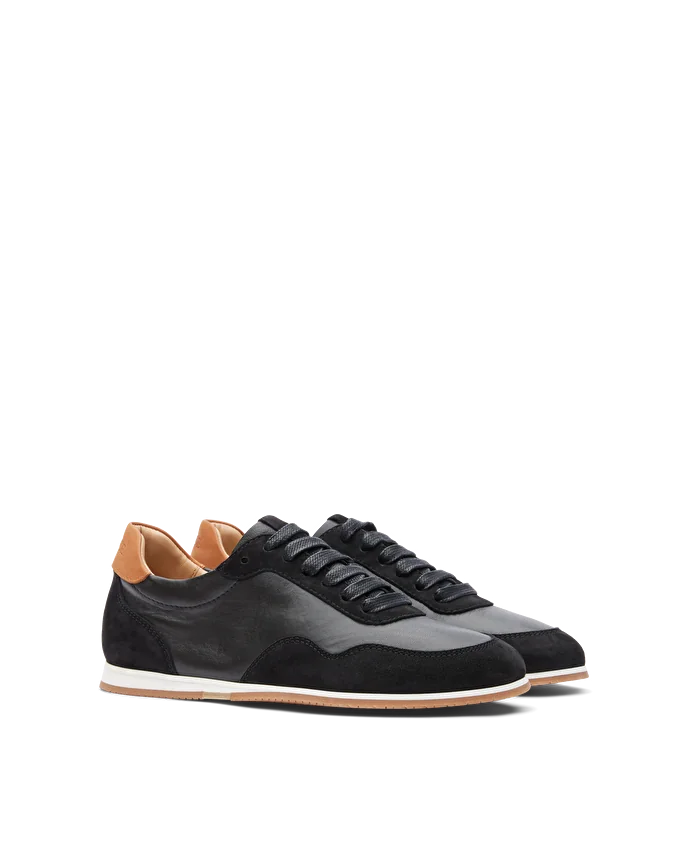 LOTTUSSE | SNEAKERS DE VESTIR MUJER | SNEAKERS MANCOR | NEGRO