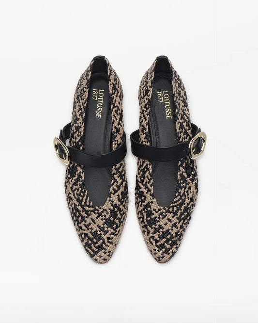 LOTTUSSE | BAILARINAS | MUJER | SUMMER NEGRO | BEIGE