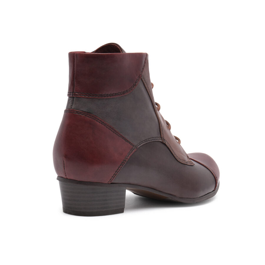REGARDE LE CIEL | DAMEN-STIEFEL | STEFANY 123 HANDSCHUH TDM / MUDDY / SANGRIA | ROT