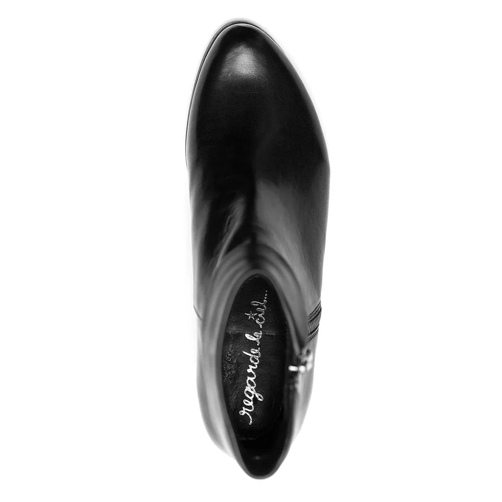 REGARDE LE CIEL | STIEFELETTEN FÜR DAMEN | STEFANY 03 SCHWARZ | SCHWARZ