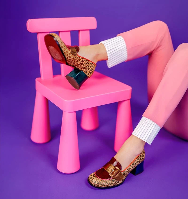 CHIE MIHARA | CHAUSSURES HABILLÉES FEMME | TEISIN BISCUIT MARRON | BEIGE
