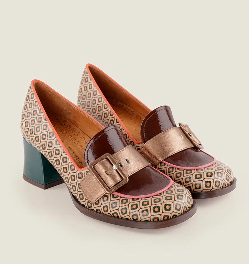 CHIE MIHARA | CHAUSSURES HABILLÉES FEMME | TEISIN BISCUIT MARRON | BEIGE