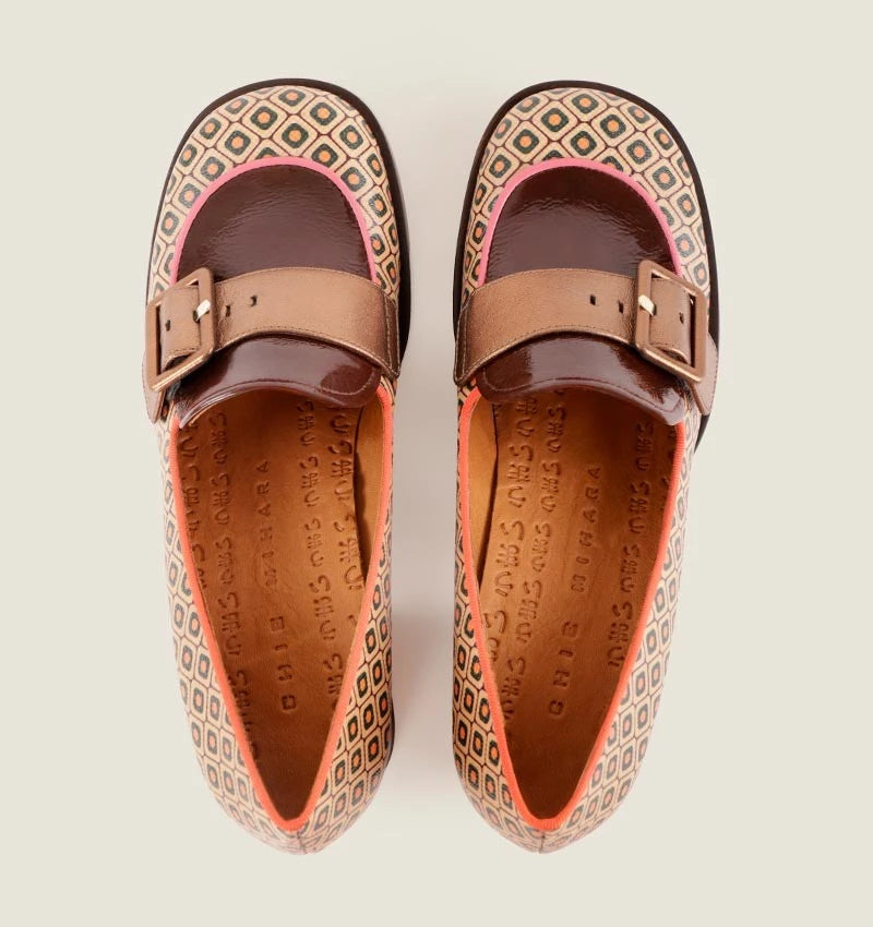 CHIE MIHARA | CHAUSSURES HABILLÉES FEMME | TEISIN BISCUIT MARRON | BEIGE